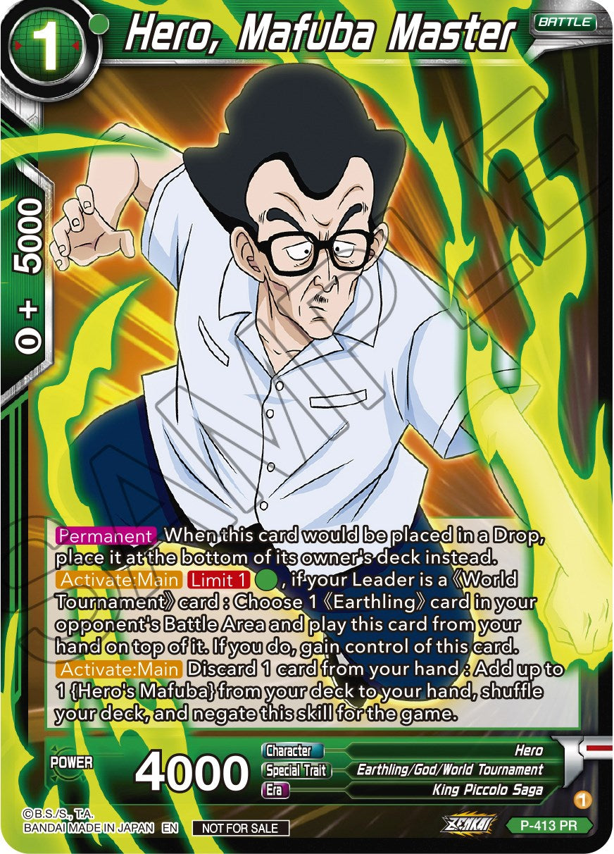 Hero, Mafuba Master (Zenkai Series Tournament Pack Vol.1) (P-413) [Tournament Promotion Cards] | North Valley Games