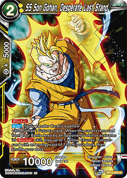 SS Son Gohan, Desperate Last Stand (Common) (BT13-097) [Supreme Rivalry] | North Valley Games