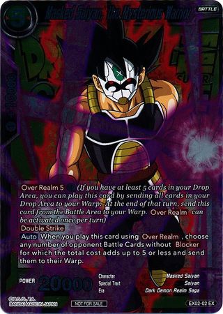 Masked Saiyan, the Mysterious Warrior (Metallic Foil) (Event Pack 2018) (EX02-02) [Promotion Cards] | North Valley Games