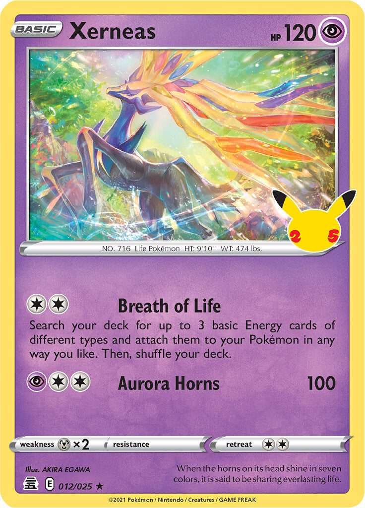 Xerneas (012/025) [Celebrations: 25th Anniversary] | North Valley Games