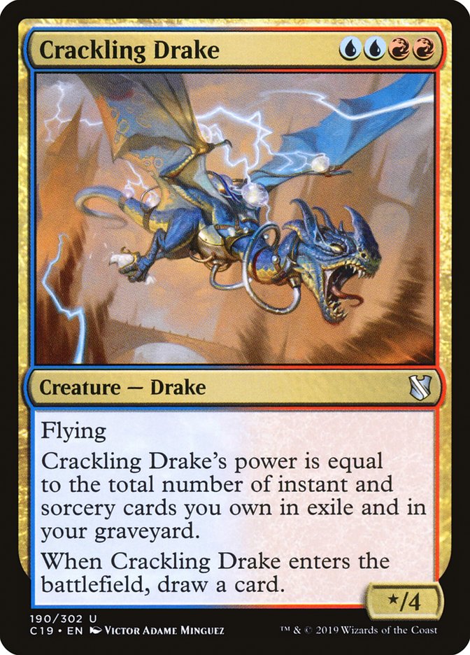Crackling Drake [Commander 2019] | North Valley Games