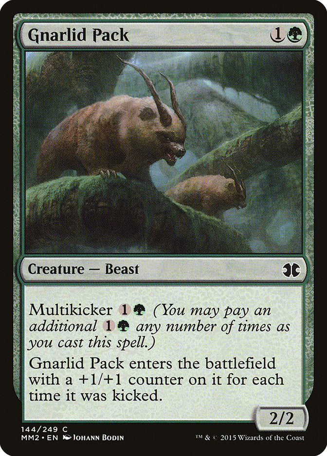 Gnarlid Pack [Modern Masters 2015] | North Valley Games