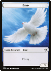 Bird // Cat Double-Sided Token [Phyrexia: All Will Be One Commander Tokens] | North Valley Games