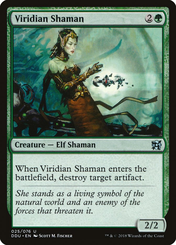Viridian Shaman [Duel Decks: Elves vs. Inventors] | North Valley Games