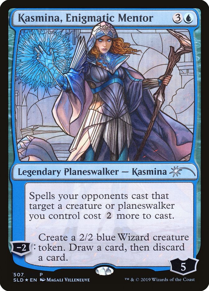 Kasmina, Enigmatic Mentor (Stained Glass) [Secret Lair Drop Promos] | North Valley Games