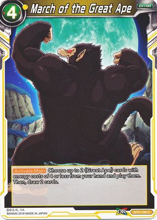 March of the Great Ape (BT3-106) [Cross Worlds] | North Valley Games