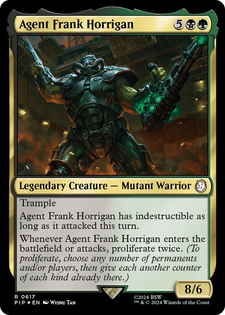 Agent Frank Horrigan (Surge Foil) [Fallout] | North Valley Games