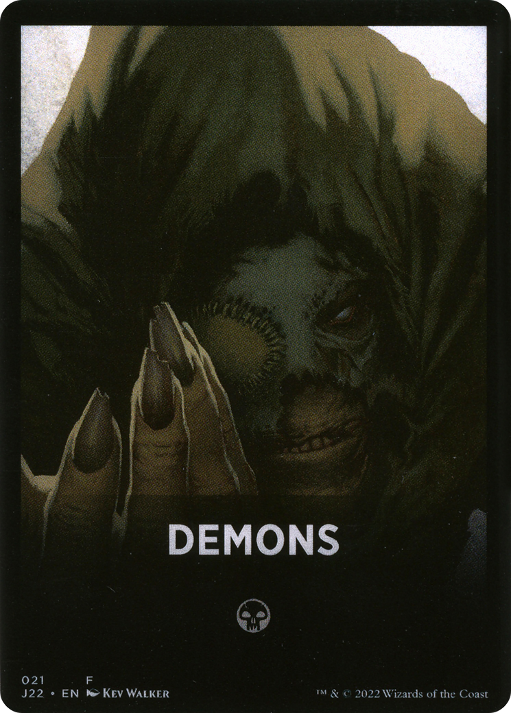 Demons Theme Card [Jumpstart 2022 Front Cards] | North Valley Games