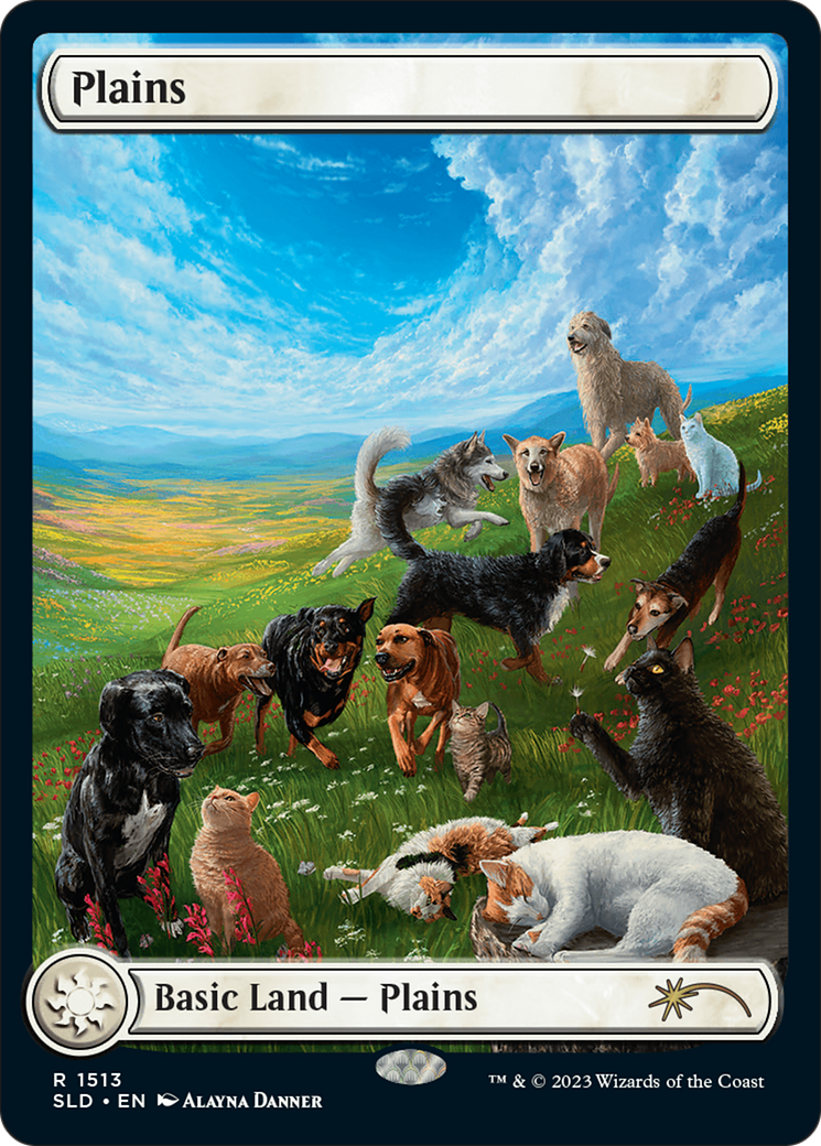 Plains (1513) [Secret Lair Commander Deck: Raining Cats and Dogs] | North Valley Games