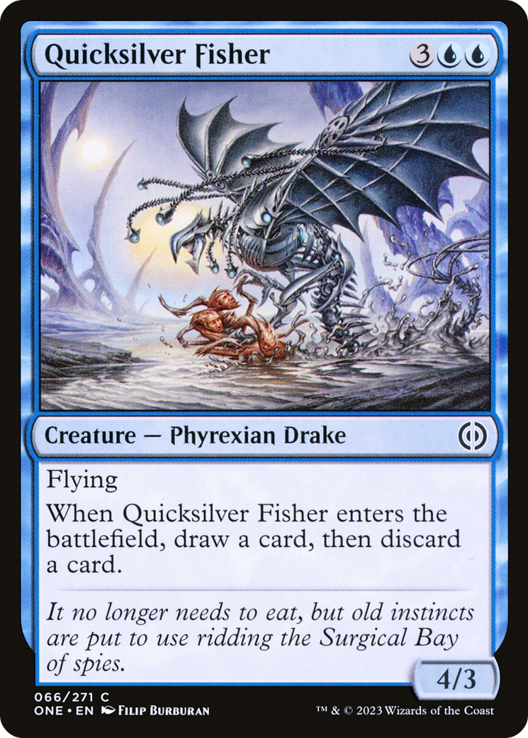 Quicksilver Fisher [Phyrexia: All Will Be One] | North Valley Games