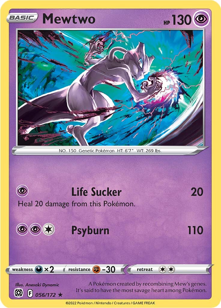 Mewtwo (056/172) [Sword & Shield: Brilliant Stars] | North Valley Games