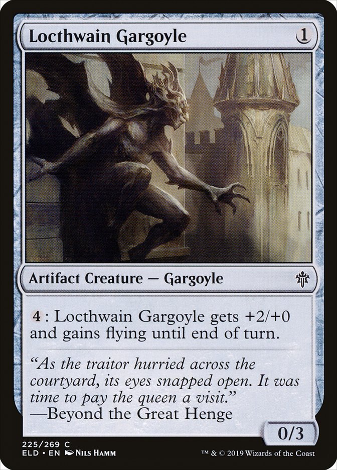 Locthwain Gargoyle [Throne of Eldraine] | North Valley Games