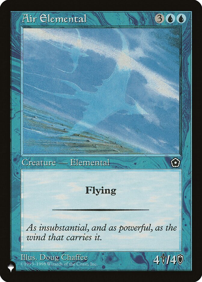 Air Elemental [The List] | North Valley Games