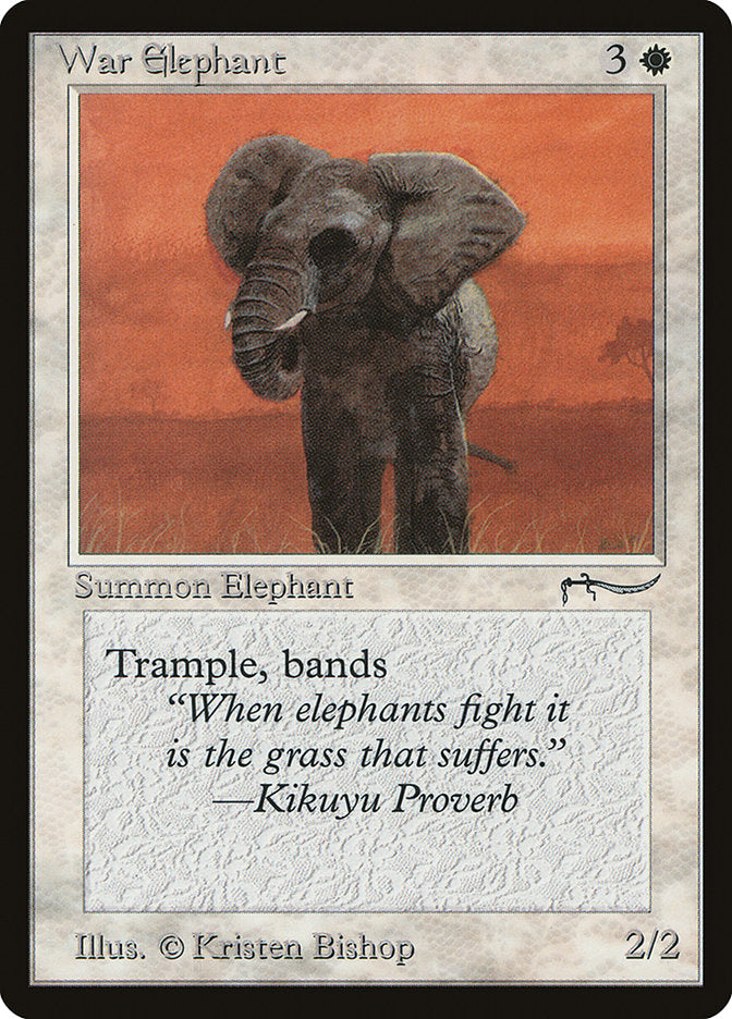 War Elephant (Light Mana Cost) [Arabian Nights] | North Valley Games