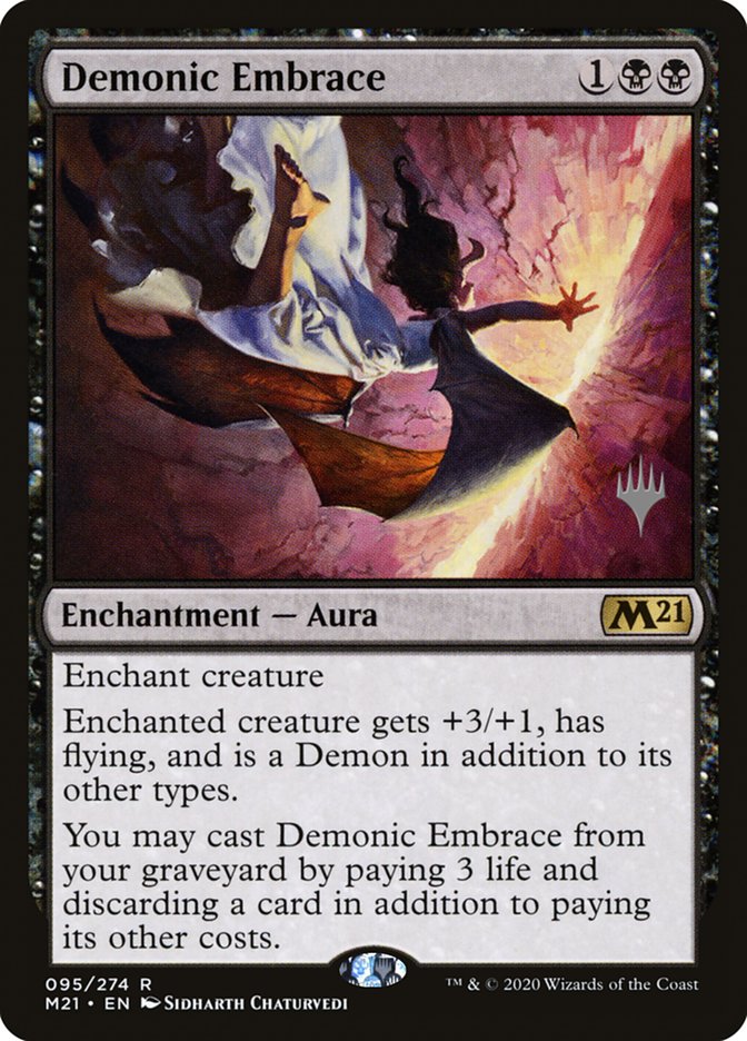 Demonic Embrace (Promo Pack) [Core Set 2021 Promos] | North Valley Games