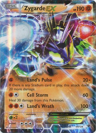 Zygarde EX (54/124) (Jumbo Card) [XY: Fates Collide] | North Valley Games