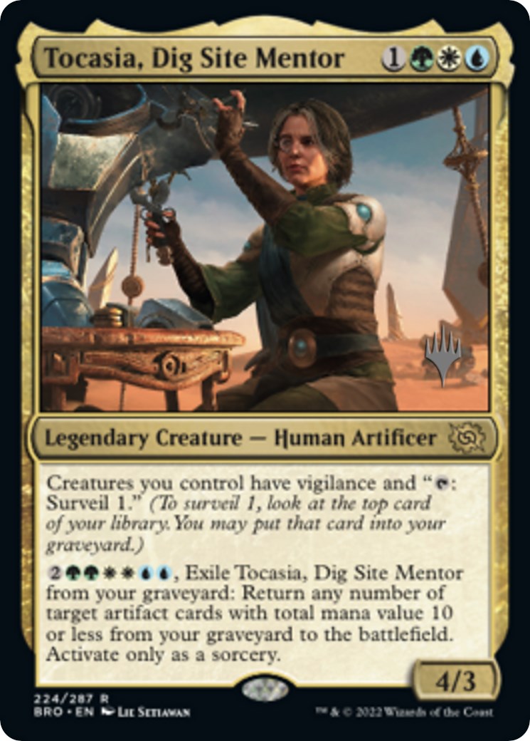 Tocasia, Dig Site Mentor (Promo Pack) [The Brothers' War Promos] | North Valley Games