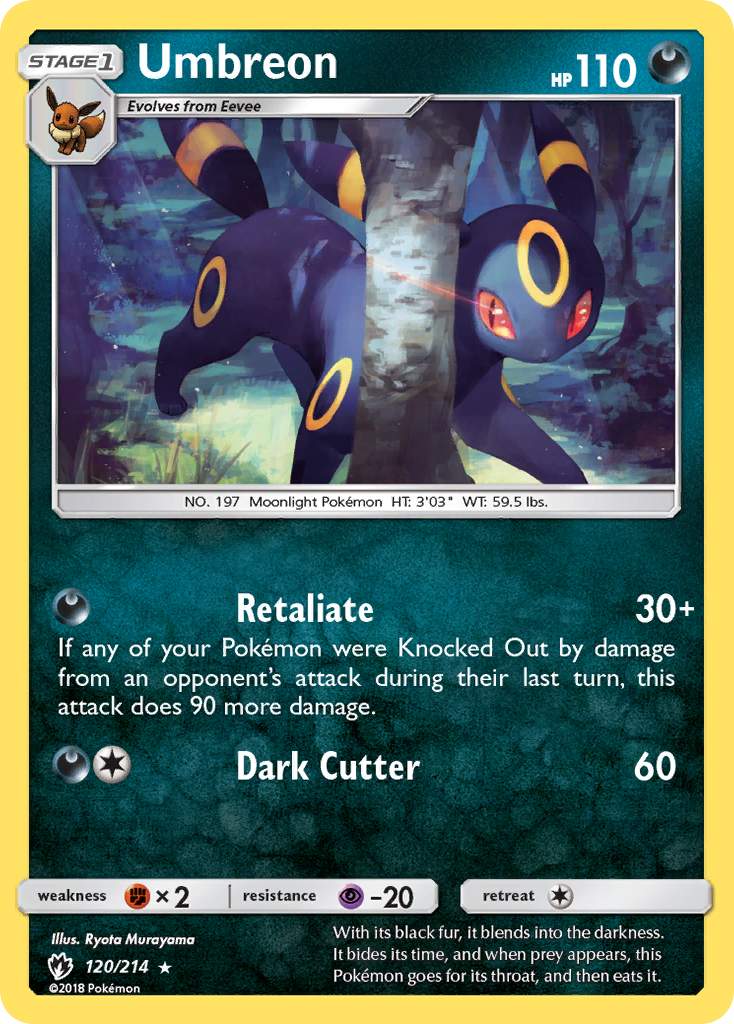 Umbreon (120/214) [Sun & Moon: Lost Thunder] | North Valley Games
