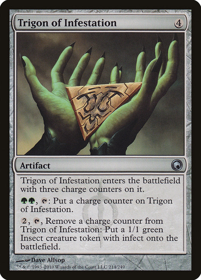 Trigon of Infestation [Scars of Mirrodin] | North Valley Games