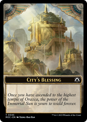 Elephant // City's Blessing Double-Sided Token [March of the Machine Commander Tokens] | North Valley Games
