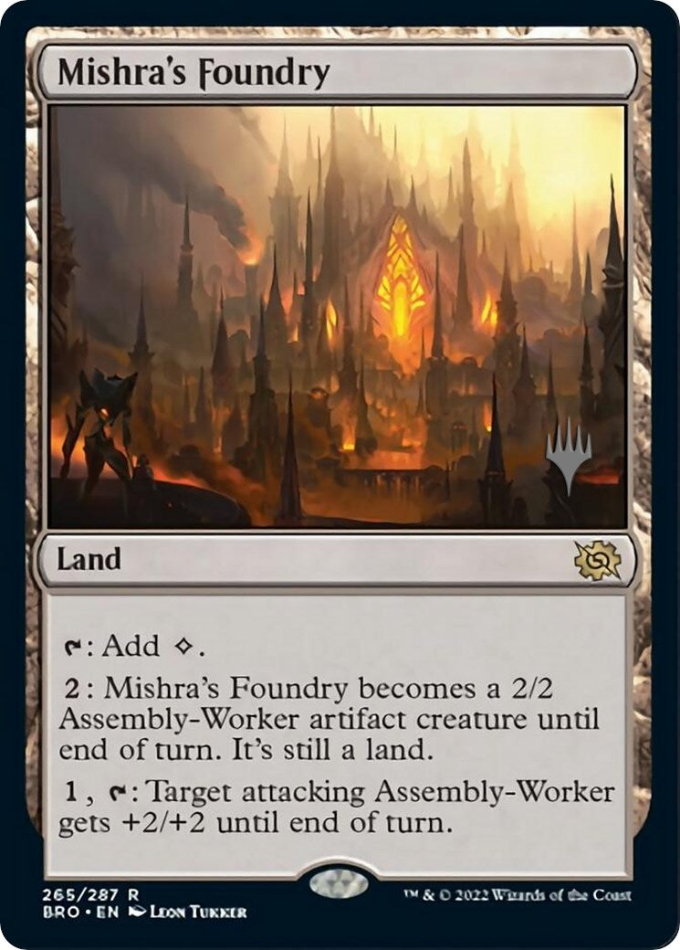 Mishra's Foundry (Promo Pack) [The Brothers' War Promos] | North Valley Games