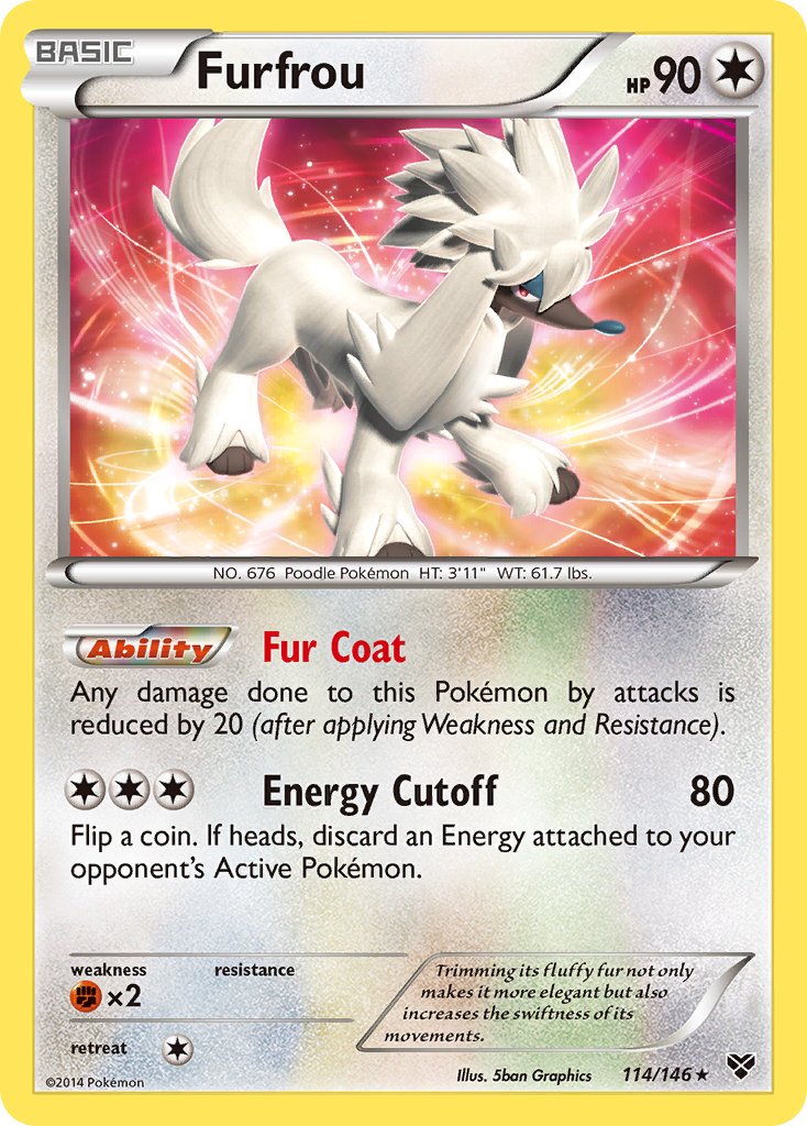 Furfrou (114/146)(Cosmos Holo) (Blister Exclusive) [XY: Base Set] | North Valley Games