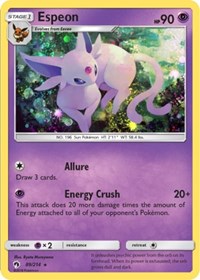 Espeon (89/214) (Cosmos Holo) (Blister Exclusive) [Sun & Moon: Lost Thunder] | North Valley Games