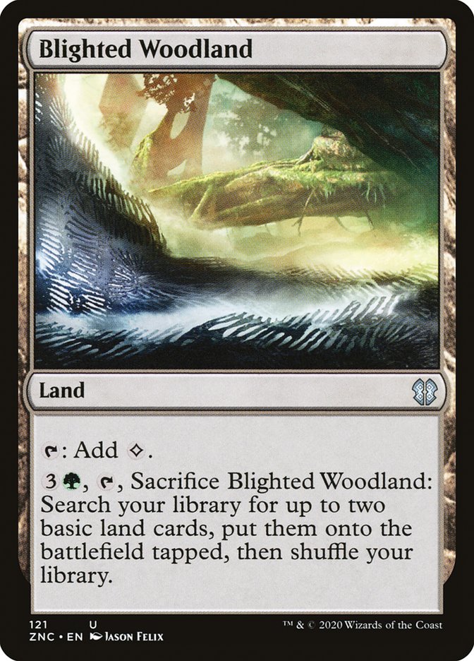 Blighted Woodland [Zendikar Rising Commander] | North Valley Games