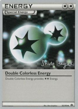 Double Colorless Energy (92/99) (Terraki-Mewtwo - Shuto Itagaki) [World Championships 2012] | North Valley Games