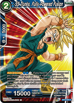 SS Trunks, Fully-Powered Fusion (BT14-044) [Cross Spirits] | North Valley Games