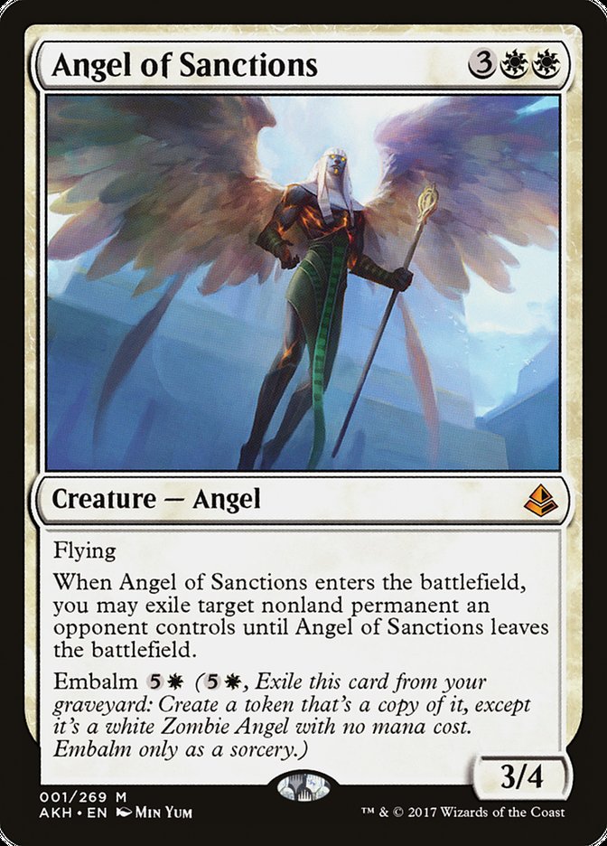 Angel of Sanctions [Amonkhet] | North Valley Games
