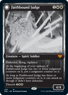 Faithbound Judge // Sinner's Judgment [Innistrad: Double Feature] | North Valley Games
