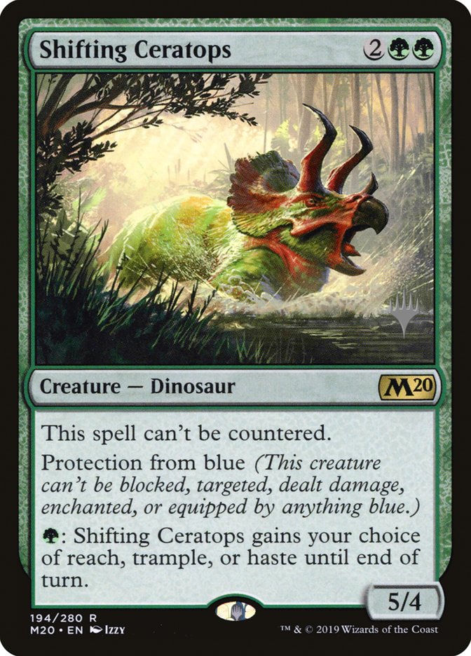 Shifting Ceratops (Promo Pack) [Core Set 2020 Promos] | North Valley Games