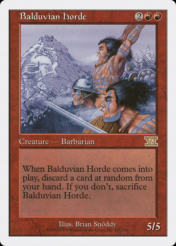 Balduvian Horde [Classic Sixth Edition] | North Valley Games