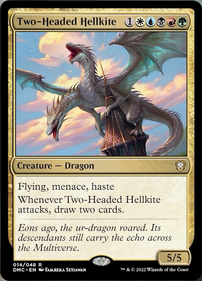 Two-Headed Hellkite [Dominaria United Commander] | North Valley Games