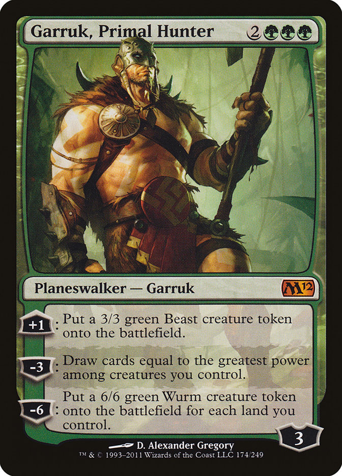 Garruk, Primal Hunter [Magic 2012] | North Valley Games