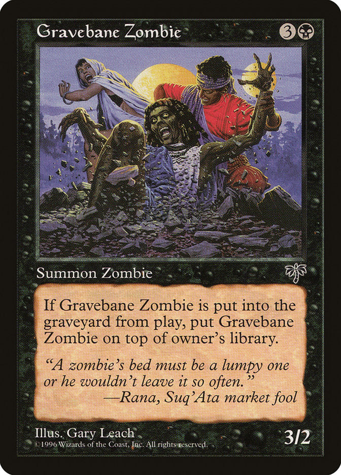 Gravebane Zombie [Mirage] | North Valley Games