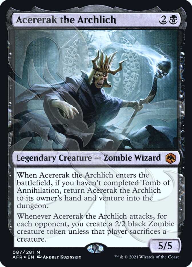 Acererak the Archlich (Ampersand Promo) [Dungeons & Dragons: Adventures in the Forgotten Realms Promos] | North Valley Games
