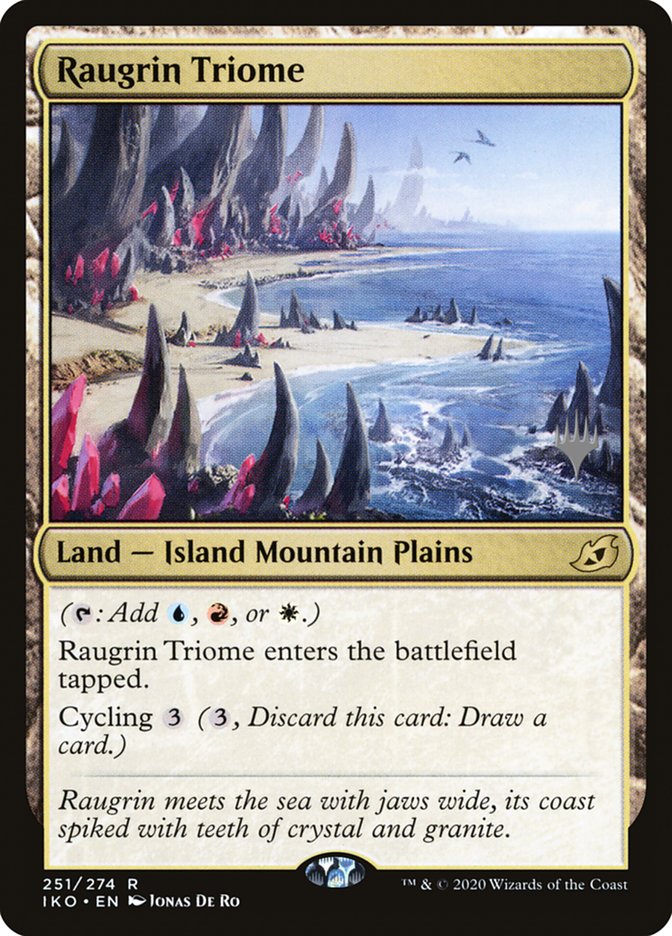 Raugrin Triome (Promo Pack) [Ikoria: Lair of Behemoths Promos] | North Valley Games