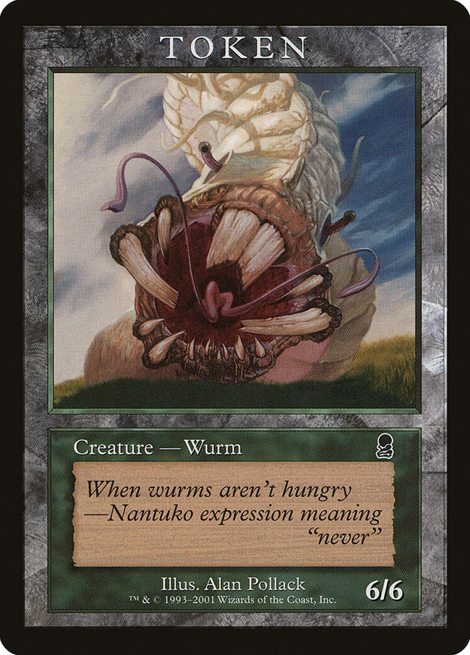 Wurm Token [Magic Player Rewards 2002] | North Valley Games