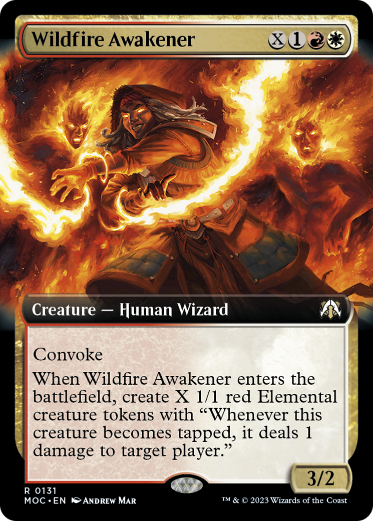 Wildfire Awakener (Extended Art) [March of the Machine Commander] | North Valley Games