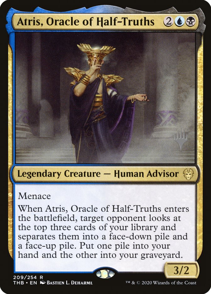 Atris, Oracle of Half-Truths (Promo Pack) [Theros Beyond Death Promos] | North Valley Games