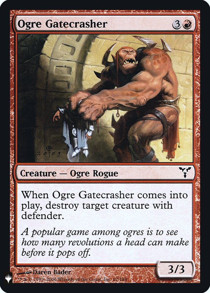 Ogre Gatecrasher [Mystery Booster] | North Valley Games