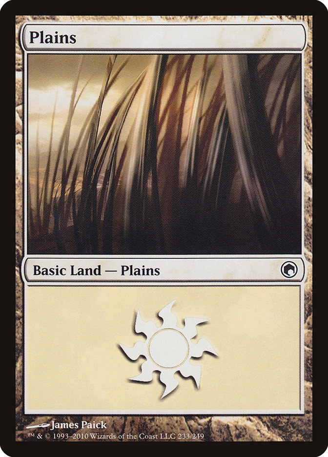 Plains (233) [Scars of Mirrodin] | North Valley Games