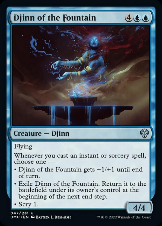 Djinn of the Fountain [Dominaria United] | North Valley Games