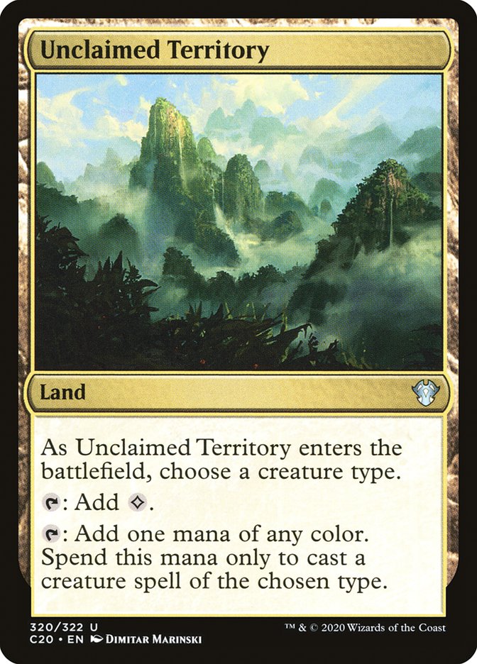 Unclaimed Territory [Commander 2020] | North Valley Games