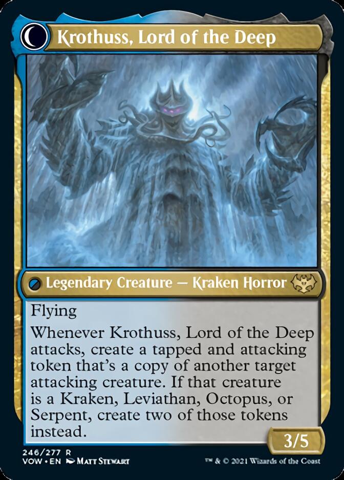 Runo Stromkirk // Krothuss, Lord of the Deep [Innistrad: Crimson Vow] | North Valley Games