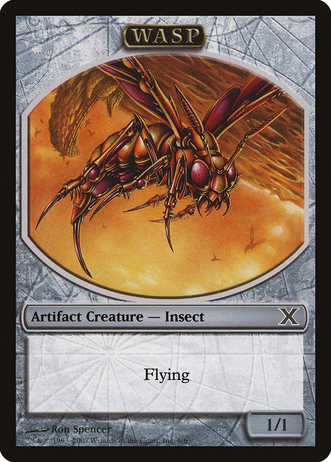 Wasp Token [Tenth Edition Tokens] | North Valley Games