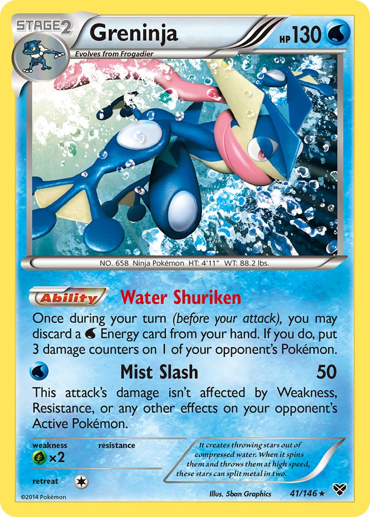 Greninja (41/146) (Cosmos Holo) (Blister Exclusive) [XY: Base Set] | North Valley Games