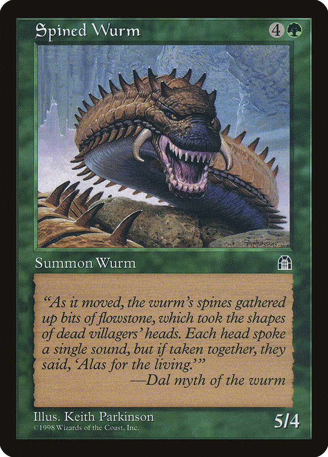 Spined Wurm [Stronghold] | North Valley Games
